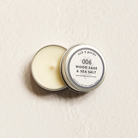 Wood Sage & Sea Salt Sample Candle