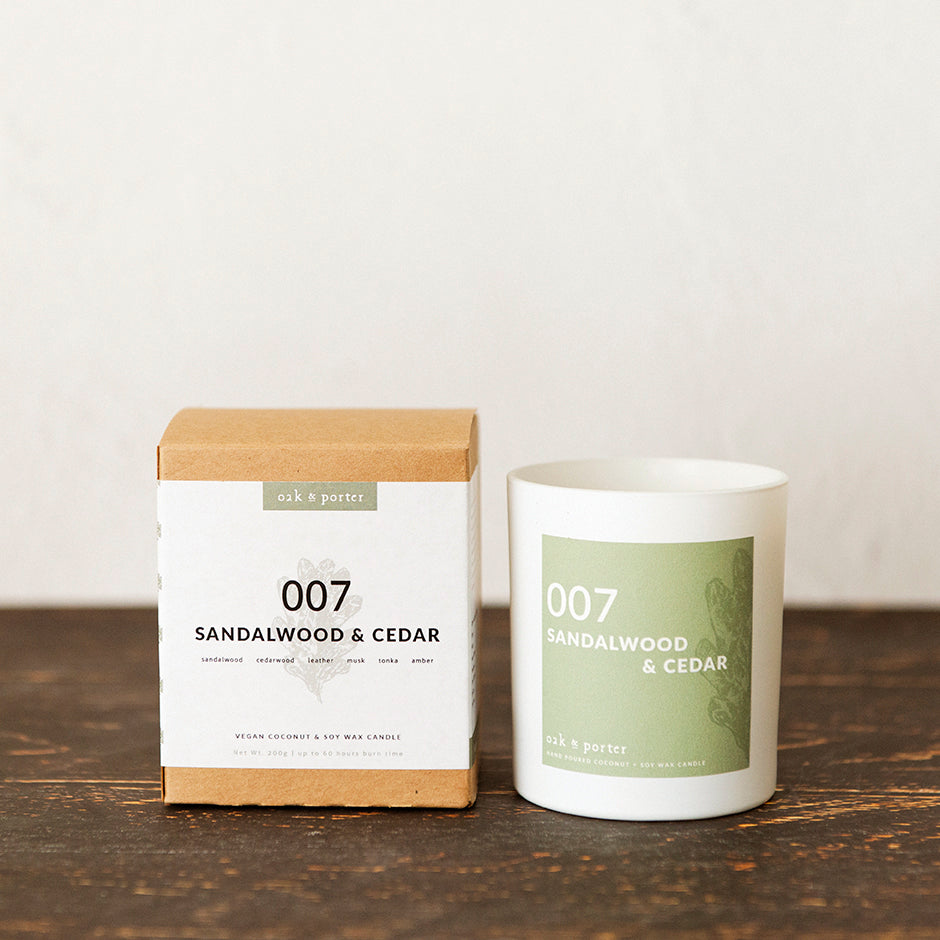 Sandalwood & Cedar Candle